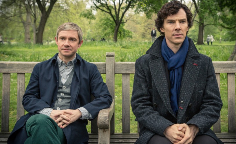 Watson and Sherlock in the BBC series